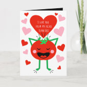 私はあなたのバレンタインデーの挨拶が大好き シーズンカード (正面)