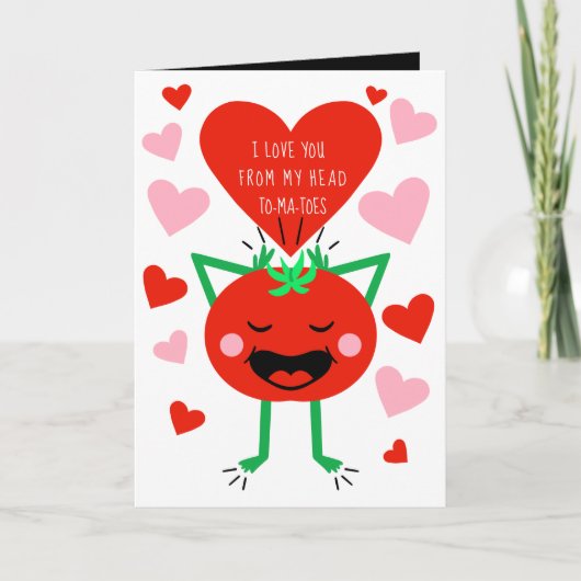 私はあなたのバレンタインデーの挨拶が大好き シーズンカード (正面)