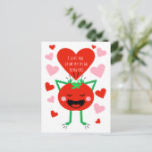 私はあなたのバレンタインデーの挨拶が大好き シーズンポストカード (スタンド正面)
