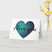 私はあなたのバレンタインハートが大好きです カード (黄色い花)