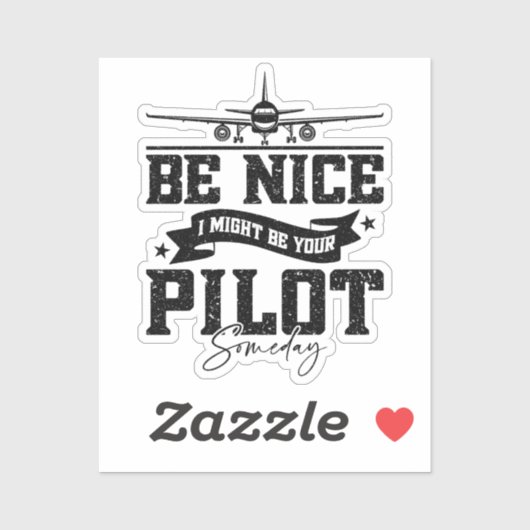 私はあなたのパイロットかもしれない素敵なパイロットパパ シール (シート)
