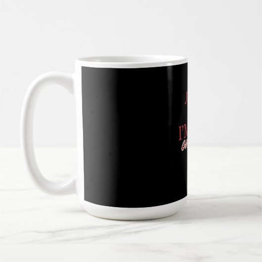 私はあなたのパーソナライズに夢中になっているハート コーヒーマグカップ (左)