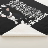 私はあなたのパートナーあなたのボストンテリアの友人である シェルパブランケット (3/4)