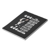 私はあなたのパートナーあなたのボストンテリアの友人である ノートパッド (回転)