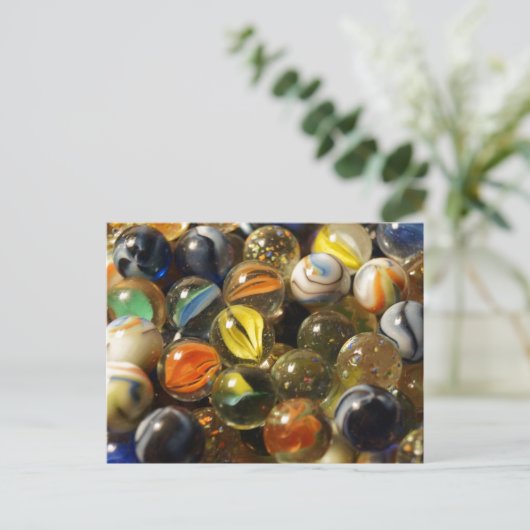 私はあなたのビー玉を見つけた ポストカード (スタンド正面)