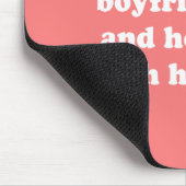 私はあなたのボーイフレンドのゲイを電話しました マウスパッド (コーナー)