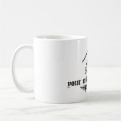 私はあなたのミルクセーキを飲みます コーヒーマグカップ (左)