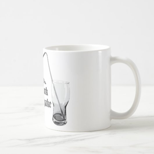 私はあなたのミルクセーキを飲みます コーヒーマグカップ (右)