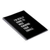 私はあなたのメールを恋しく思本当に無視する ノートブック (右側)