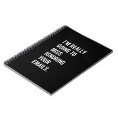 私はあなたのメールを恋しく思本当に無視する ノートブック (左側)