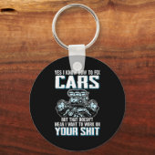 私はあなたの上で働きたくない修正方法を知っている キーホルダー (正面)