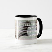 私はあなたの事が他ことを見ます マグカップ (正面右)