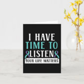 私はあなたの人生聞の事を心の中で考える時間がある カード (黄色い花)