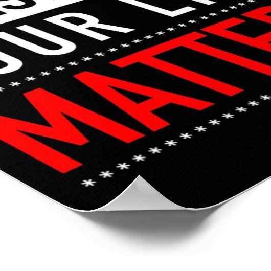 私はあなたの人生聞の問題に時間がある – 自殺 ポスター (角)