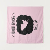 私はあなたの個人的なユニコーンです タペストリー (正面(横))