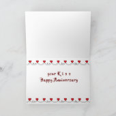 「私はあなたの全てが大好き」**記念日** カード (内部)