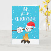 私はあなたの冗談のクリスマスが大好きおもしろいだ カード (黄色い花)