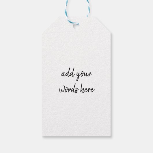 私はあなたの冗談のクリスマスが大好きおもしろいだ ギフトタグ (裏面)