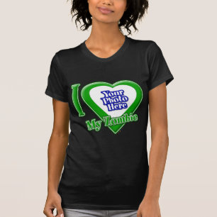 私はあなたの写真で私のゾンビが大好き Tシャツ