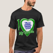 私はあなたの写真で私のゾンビが大好き Tシャツ (正面)