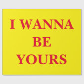 私はあなたの包装紙になりたい ラッピングペーパー (フラット)