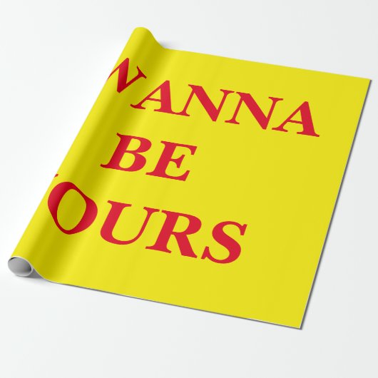 私はあなたの包装紙になりたい ラッピングペーパー (アンロールド)