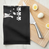 私はあなたの友人あなたのパートナーあなたのボストンテリア キッチンタオル (四つ折り)