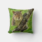 私はあなたの可愛いリスを見る クッション (正面)