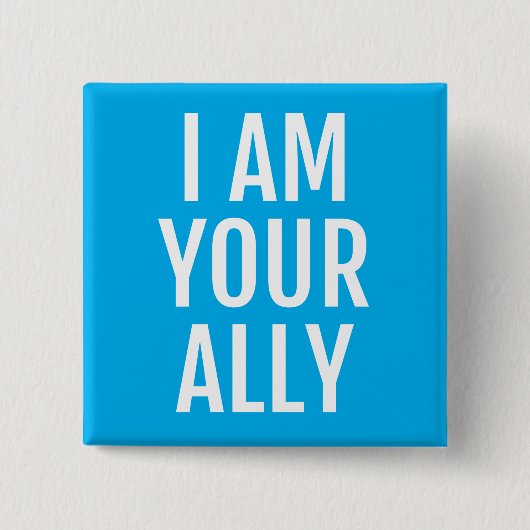 私はあなたの同盟国です 缶バッジ (正面)