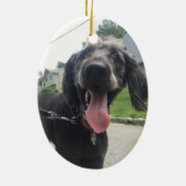 私はあなたの名誉頭が切れるな学生の写真より セラミックオーナメント (裏面)