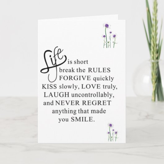 私はあなたの困難な時に『ここにいるよ』 カード (正面)