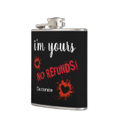 私はあなたの場合は、返金ビニールフラスコ包まれたク フラスク (左)