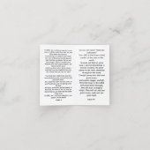 「私はあなたの天国を考える」....聖なる書物、 経典 ロイヤリティカード (内部開封)