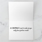 **私はあなたの妻として私の人生を愛**ロマンチック カード (内部)