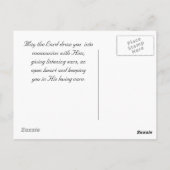 私はあなたの存在を愛し、詩篇16:11カスタム海 ポストカード (裏面)