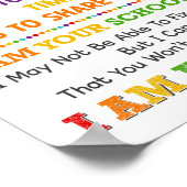 私はあなたの学校のセラピストポスター ポスター (角)