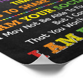 私はあなたの学校のソーシャルワーカーのポスターだ ポスター (角)