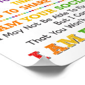 私はあなたの学校のソーシャルワーカーのポスターだ ポスター (角)