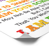 私はあなたの学校のナースポスター ポスター (角)