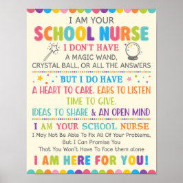 私はあなたの学校のナース ポスター
