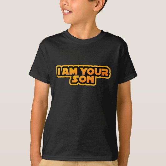 私はあなたの家族です、私はあなたの息子です Tシャツ (正面)