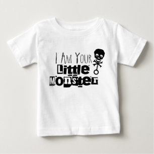 私はあなたの小さいモンスターの乳児のTシャツです ベビーTシャツ
