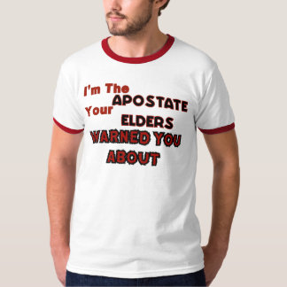私はあなたの年長者が(m)についての警告した背信者です tシャツ