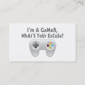 私はあなたの弁解はである何ゲーマーです 名刺 (裏面)