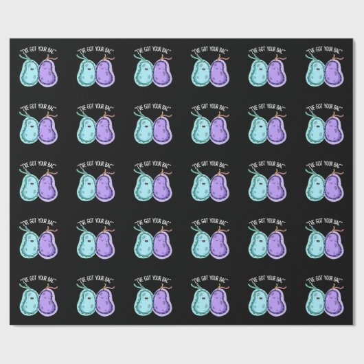 私はあなたの得bacバクテリアおもしろいプンダークBGを持っている ラッピングペーパー (フラット)