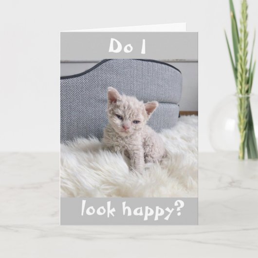 **私はあなたの忘れ誕生日** カード (正面)