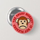 私はあなたの性能によって喜びません 缶バッジ (正面&裏面)