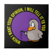 私はあなたの意見がほしいと思う場合私は言います タイル (正面)