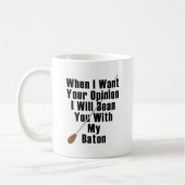 私はあなたの意見が…ほしいと思う時 コーヒーマグカップ (左)