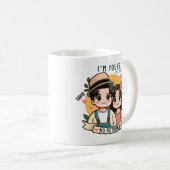私はあなたの払い戻しなしカップルのバレンタインデーのギフト コーヒーマグカップ (正面右)